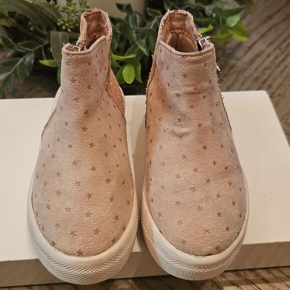 Glitter Star Zip Up Boots Size 8 - Picture 2 of 9